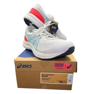 Brand New Asics White & Blue Gel-Contend 7 Sneakers